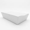 Flat-lid rectangular containers white