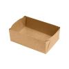 Retangular folding trays brown